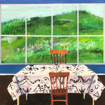 Kitchen Table with View of Field