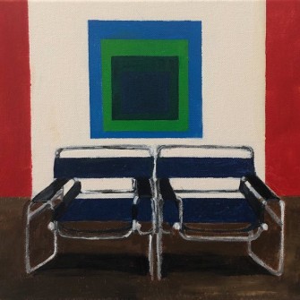 Reception with Albers and Vasily Chairs